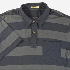 Marine Layer Color Block Stripe Pocket Polo